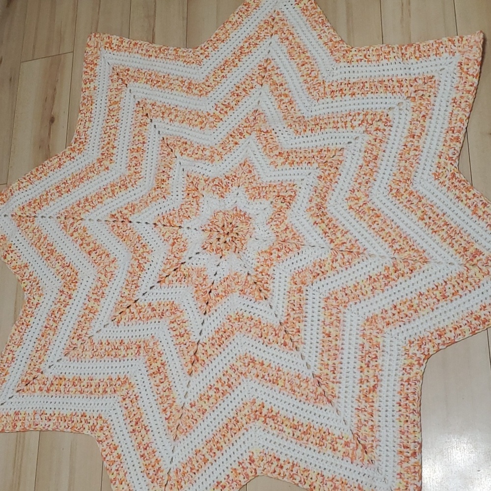 Handmade star baby blanket / decorative new